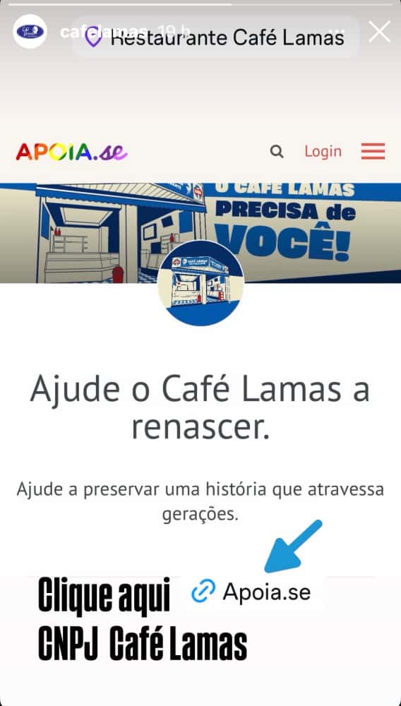 apoie o Café Lamas